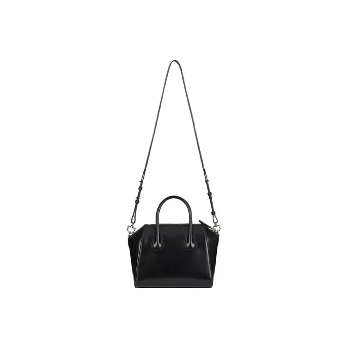 Givenchy Antigona Cow Leather Shoulder Bag, Crossbody Bag, Handbag Mini Women's Black-2