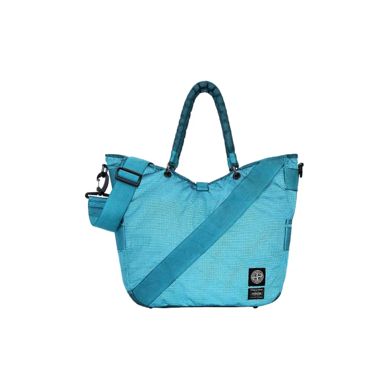 STONE ISLAND Cotton, Polyamide, Nylon Crossbody Handbag Regular Unisex Blue-0