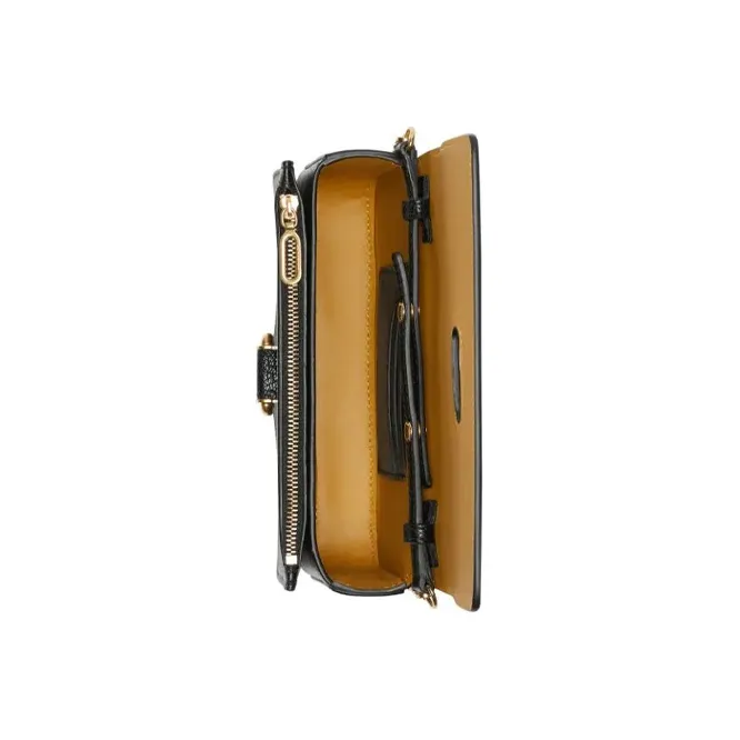 Burberry Goatskin Shoulder Bag, Crossbody Bag Mini Women's Black-3