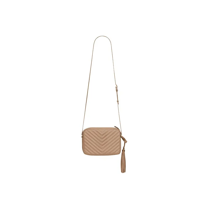 SAINT LAURENT Lou Crossbody Bag Small Monogram Beige-2