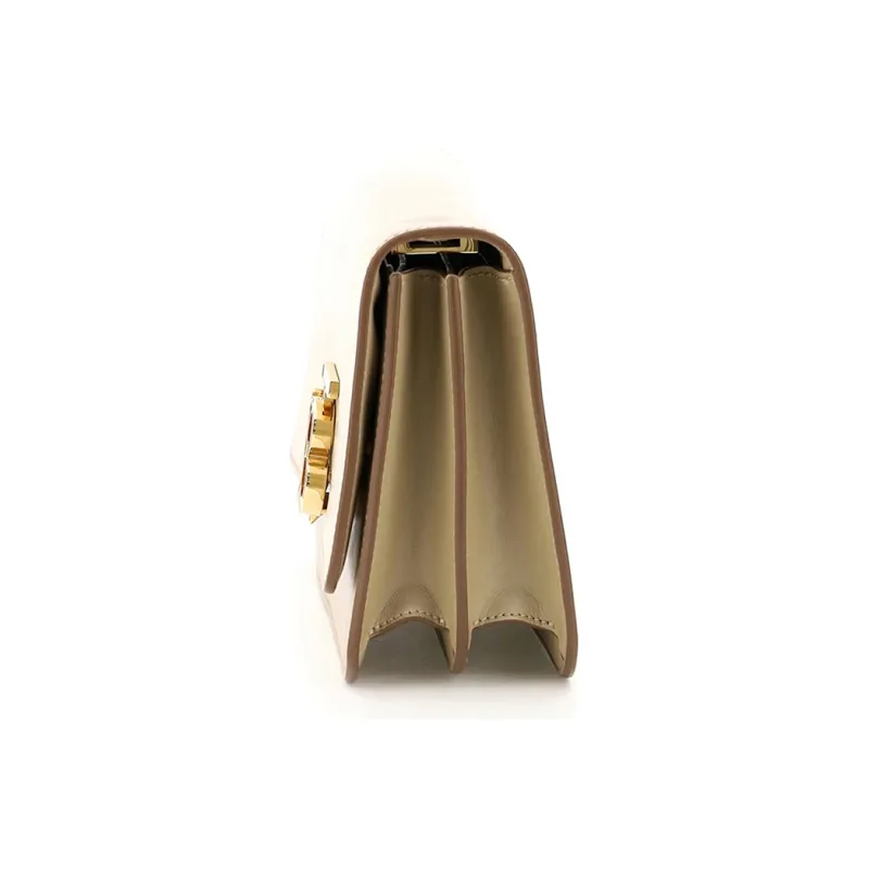 Burberry Leather TB Bag Crossbody Shoulder Bag Regular Women's Light Brown-2