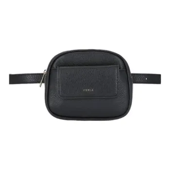 Furla Leather Fanny Pack Regular Men's Black