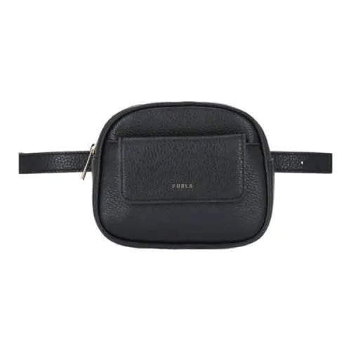 Furla Leather Fanny Pack Regular Men's Black