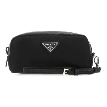 PRADA Nylon Makeup Bags Toiletry Bags Women's Black
