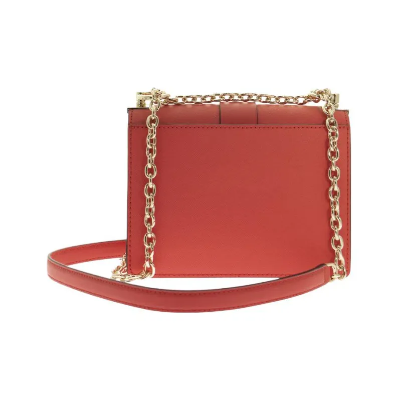 MICHAEL KORS MICHAEL KORS Luggage Collection Cow Leather Envelope Bag Shoulder Bag Crossbody Bag Small Size Women's Red-3