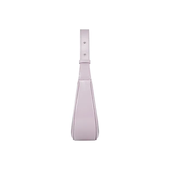 FIND KAPOOR Leather Crescent Bag, Portable Crossbody Bag, Shoulder Bag Unisex Lavender-2
