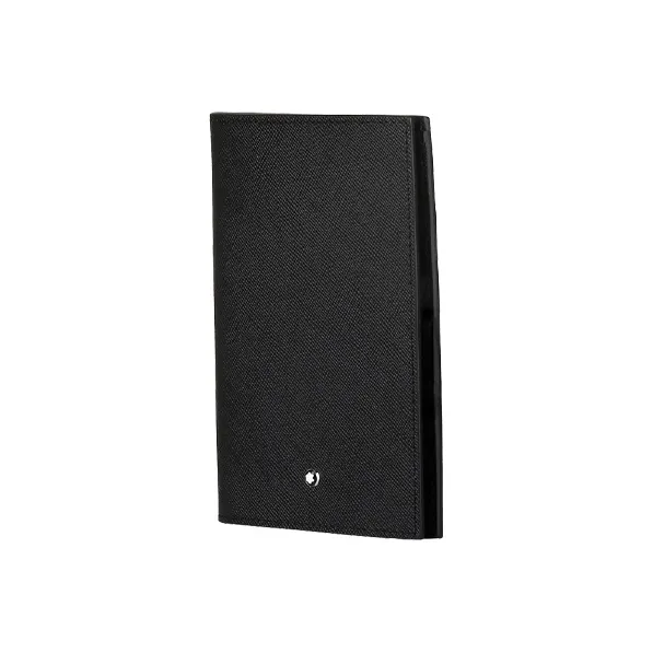 MONTBLANC Meisterstuck Leather Card Holder Card Holder Men's Black-1