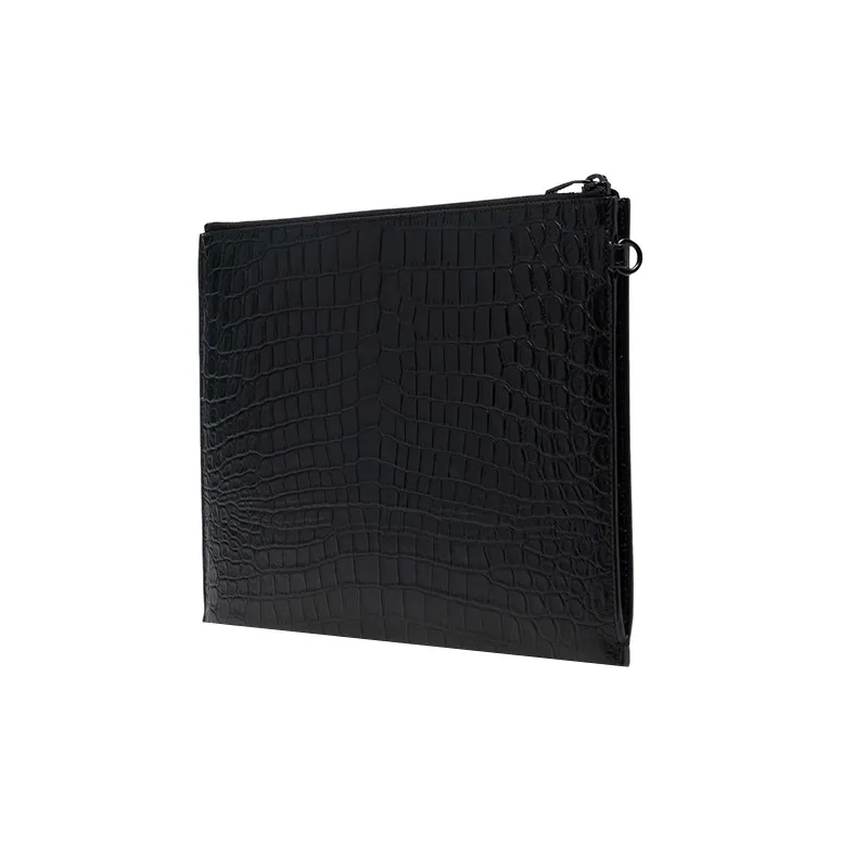 SAINT LAURENT PARIS Grained Leather Handbags Clutches Mini Unisex Black-1