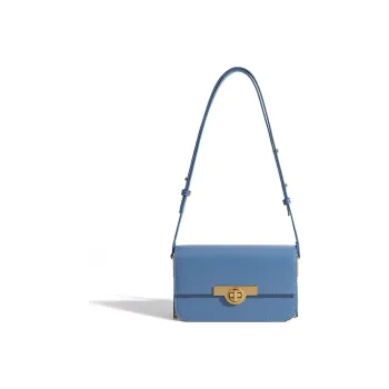 Miss Kung Cow Leather Shoulder Bag Crossbody Bag Regular Women's Blue