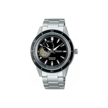SEIKO Mechanical Movement Watch Men's Watches Black Dial SSA425J1