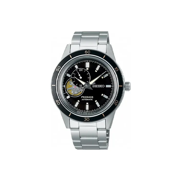 SEIKO Mechanical Movement Watch Men's Watches Black Dial SSA425J1-0