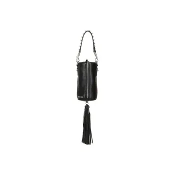MIU MIU Leather Handbag Women's Black
