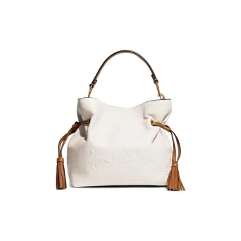 COACH Andy Cow Leather Handbag Shoulder Bag Crossbody Bag Medium Size Women's White