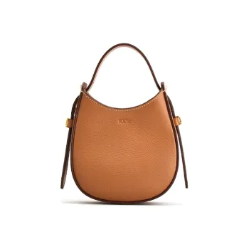 TOD'S Leather Handbag Crossbody Bag Shoulder Bag Women's Brown