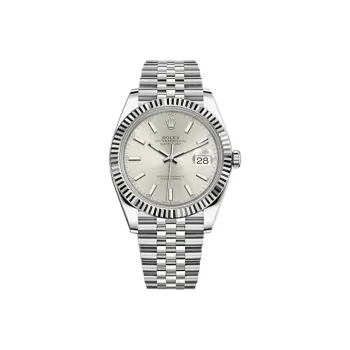 ROLEX Log Series Automatic Mechanical Movement Men's Watches Watch 41mm Silver Dial Oystersteel Case