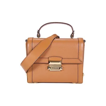 MICHAEL KORS Jayne Leather Shoulder Bag Crossbody Bag Handbag Small Size Women's Brown