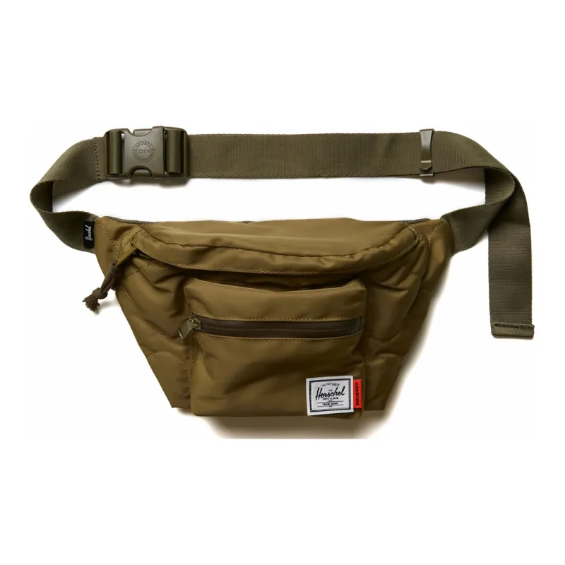 SMG Cotton Fanny Pack Regular Unisex Black/Army Green-3