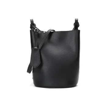 Burberry Leather Bucket Bags Crossbody Bag Shoulder Bag Women's Black