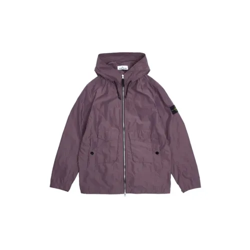 STONE ISLAND Jackets Men Purple