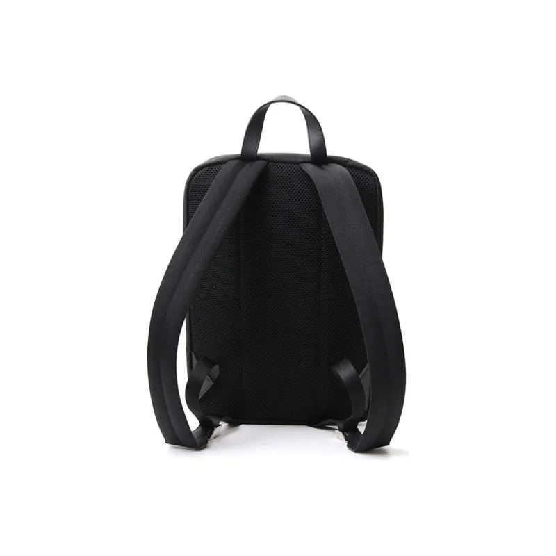 FENDI Coated Canvas With Leather Backpack Men's Black-2