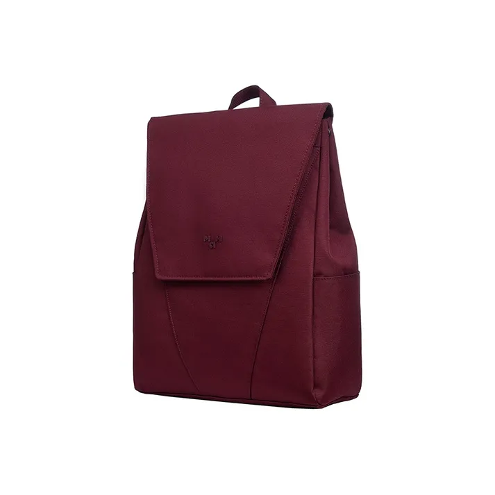 MAH Polyester Backpack Large Size Unisex White-1