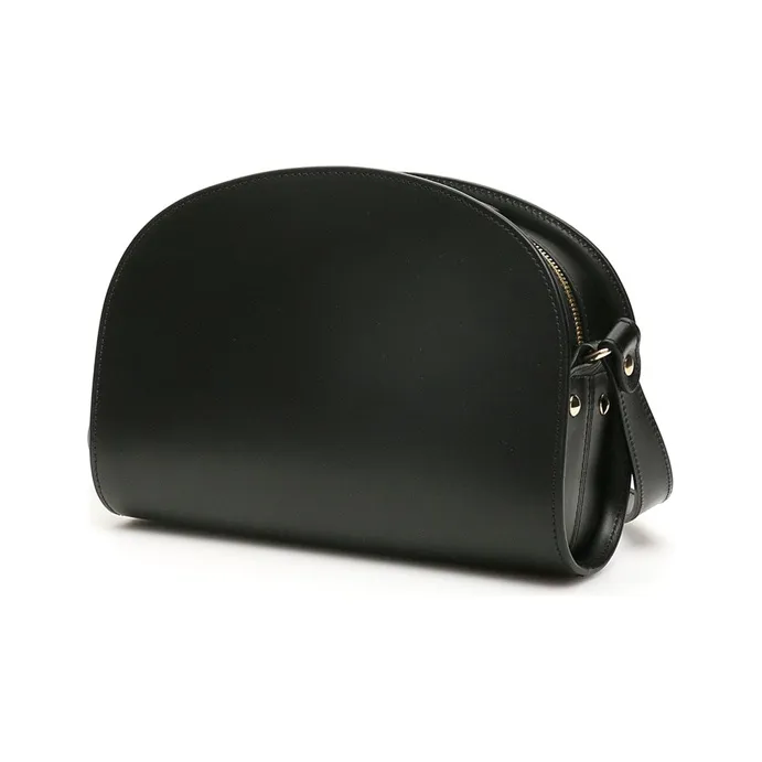 A.P.C Calfskin Shoulder Bag Women's Black-1