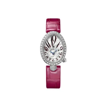 BREGUET REINE DE NAPLES Collection Automatic Mechanical Movement Women's Watch Watch 33*24.95mm White Dial