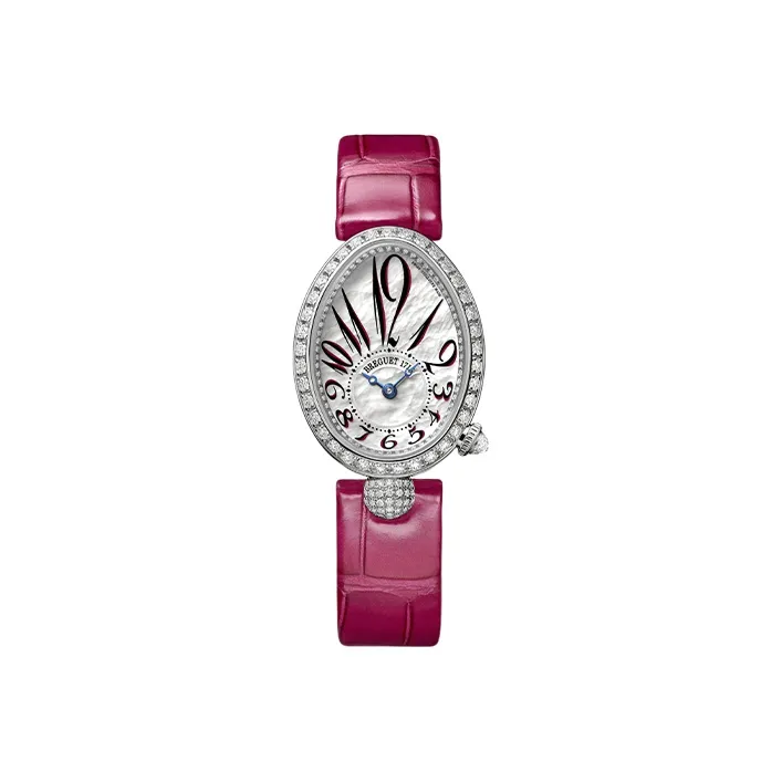 BREGUET REINE DE NAPLES Collection Automatic Mechanical Movement Women's Watch Watch 33*24.95mm White Dial-0