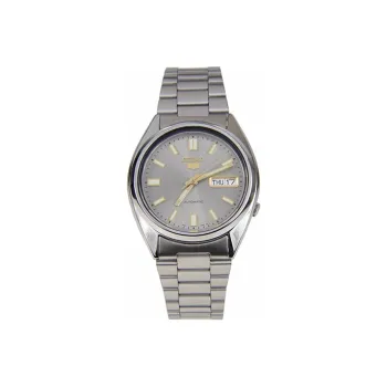 SEIKO Series 5 Series 5 Automatic Mechanical Movement Stainless Steel Strap Watch Men's Watches Gray Dial SNXS75K1