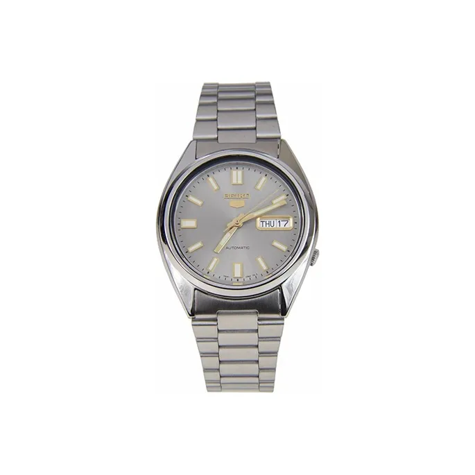 SEIKO Series 5 Series 5 Automatic Mechanical Movement Stainless Steel Strap Watch Men's Watches Gray Dial SNXS75K1-0