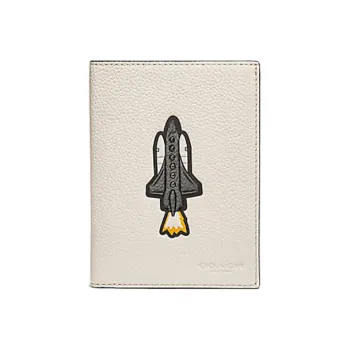 COACH Passport Case Passport Holders Chalk White