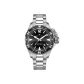 Black Dial Silver Steel Strap