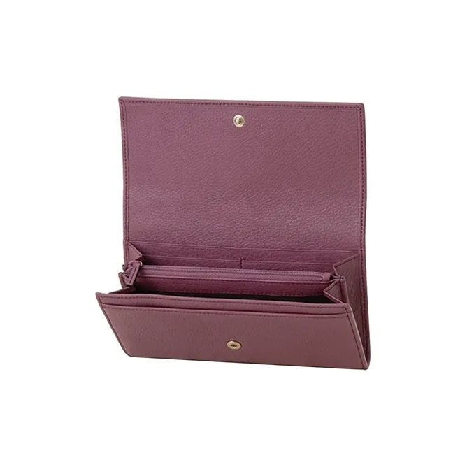 GUCCI Soho Leather Wallet Women's Purple-2