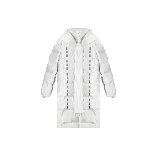 NORVINCY Parka Coats Unisex White