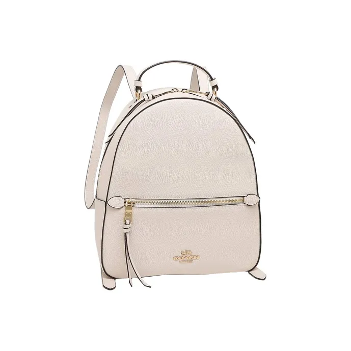 COACH Jordyn Cow Leather Backpack Tubas Women's White-1