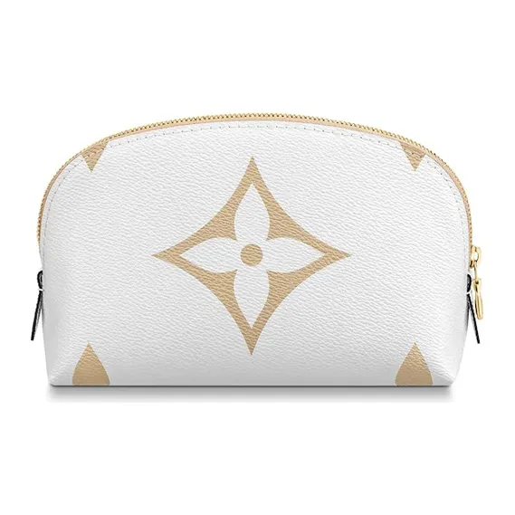 LOUIS VUITTON Cosmetic Pouch Monogram Giant Khaki Green/Beige-2