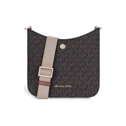 MICHAEL KORS Briley Leather One Shoulder Handbag, Crossbody Bag Women's Acorn Brown