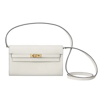 HERMES Kelly To Go Calfskin Wallet, Crossbody Bag, Shoulder Bag Women's
