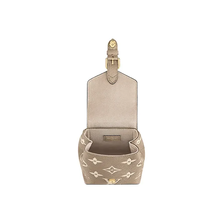 LOUIS VUITTON Tiny Backpack Monogram Empreinte Tourterelle Beige/Cream-3