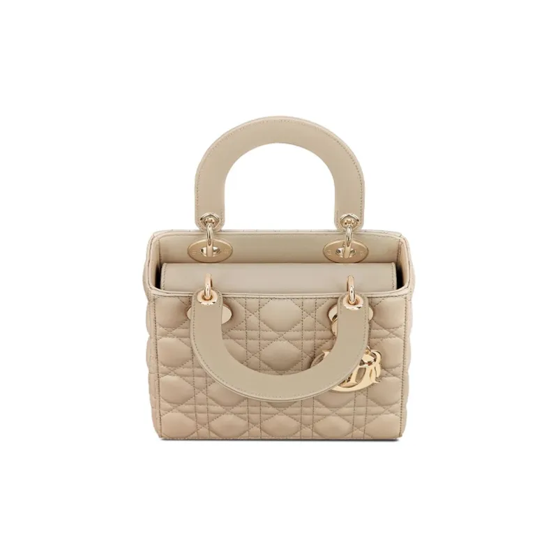 DIOR Lady DiorMy ABCDior Sheepskin Dior Bag Shoulder Bag Crossbody Bag Handbag Small Size Women's Natural-2