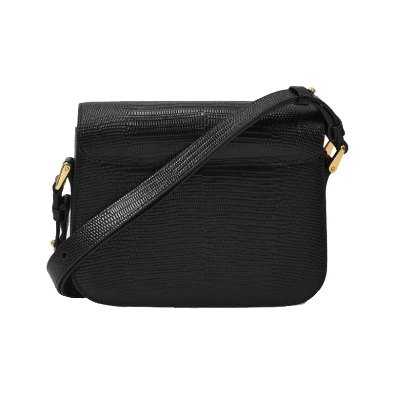A.P.C Cow Leather Shoulder Bag Women's Black-3