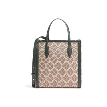 Kate Spade Canvas Tote Bag Shopping Bag Shoulder Bag Crossbody Bag Handbag Women's Brown Black