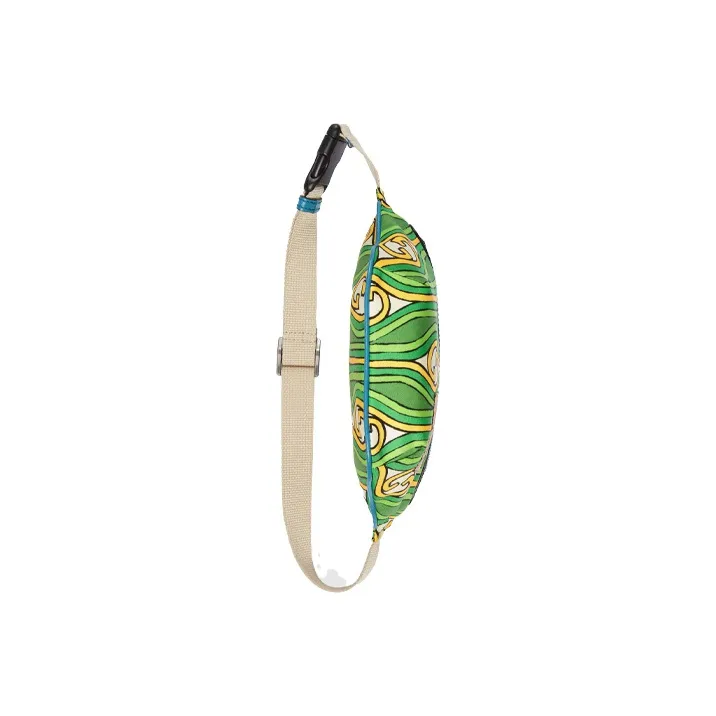 GUCCI The North Face Collaboration Nylon With Leather Fanny Pack Unisex Green Blue-6