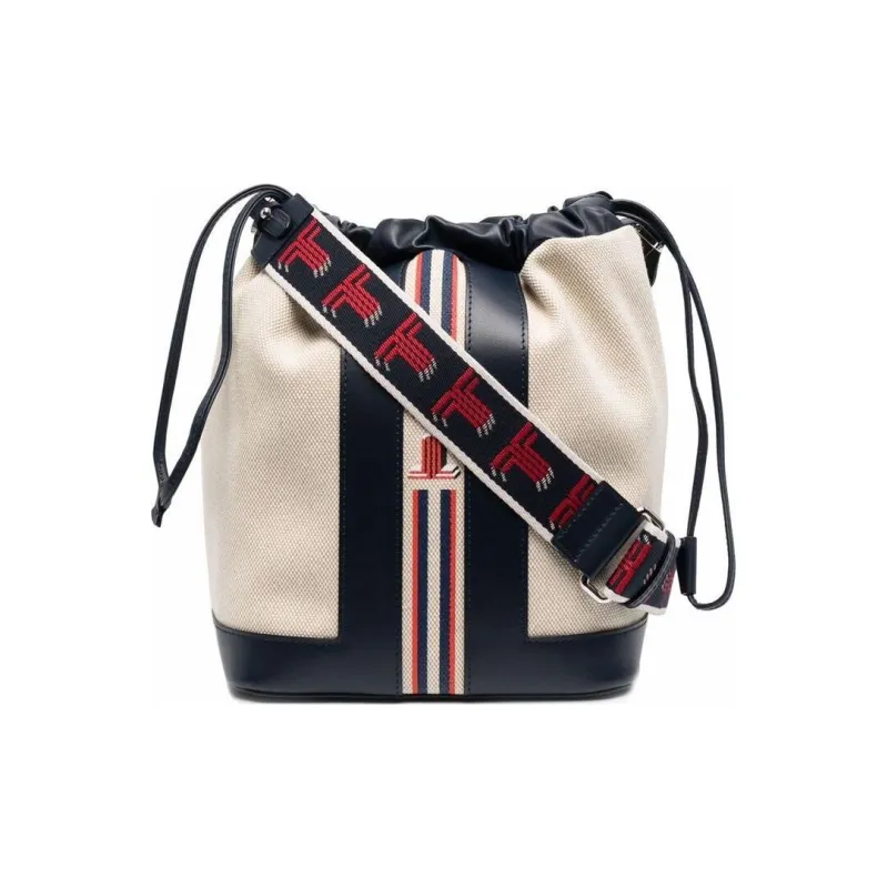 Lanvin Cow Leather Shoulder Bag, Crossbody Bag Women's Dark Beige/Multicolor-0