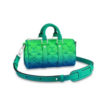 LOUIS VUITTON Keepall Xs Taurillon Illusion Blue/Green