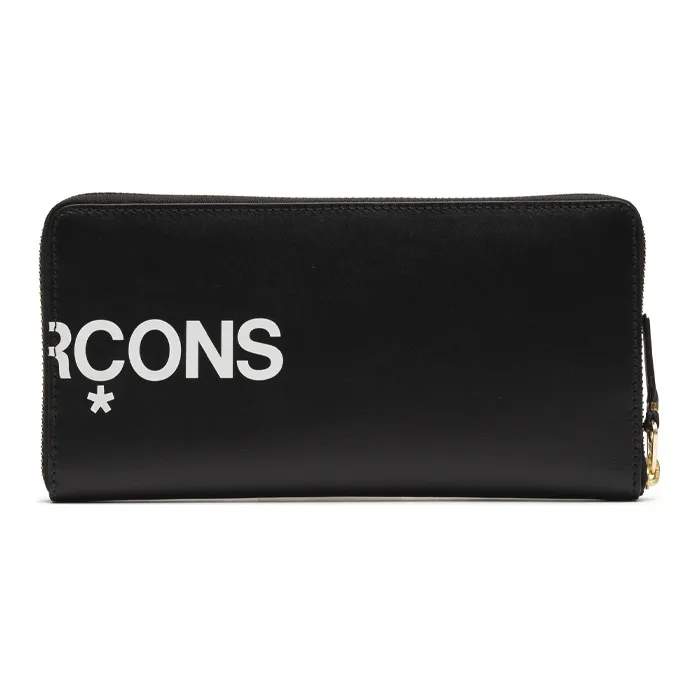 CDG Leather Wallet Regular Unisex Black-1