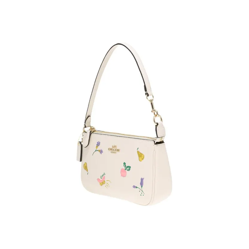 COACH Nolita Cow Leather Mahjong Bag Shoulder Bag Handbag Shoulder Bag Women's White-2