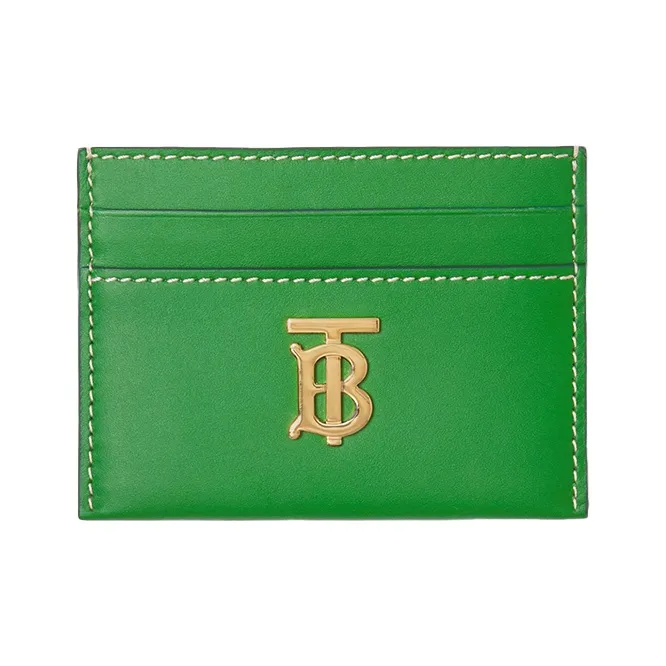 Burberry Quilting Lambskin Coin Purse Card Holder Women's Ivy Green-0