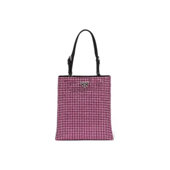 PRADA Nylon Handbag Regular Women's Pink