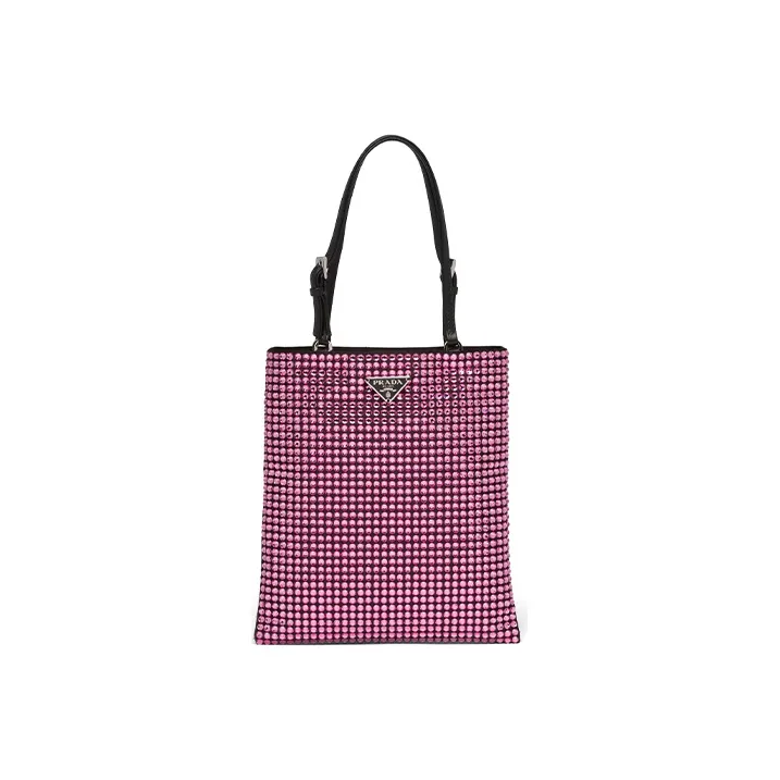 PRADA Nylon Handbag Regular Women's Pink-0